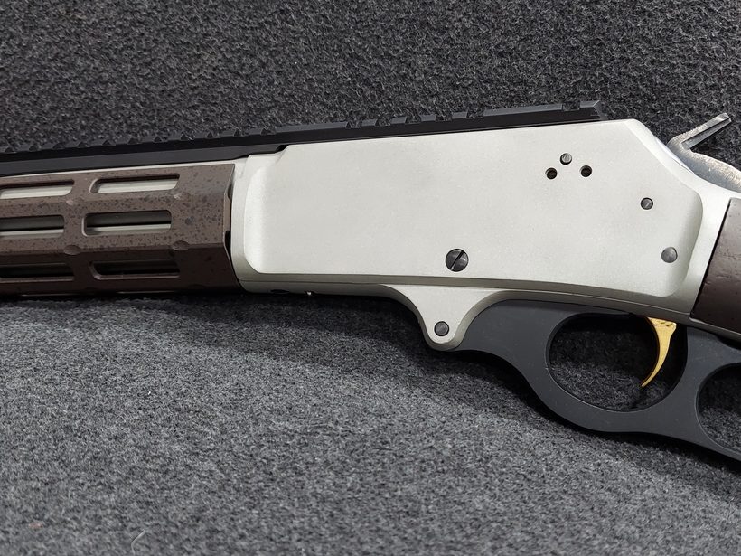 Custom-finished lever action rifle