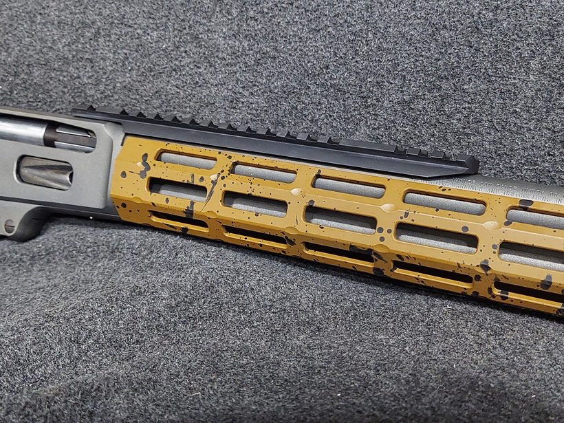 Cerakoted lever action receiver and handguard