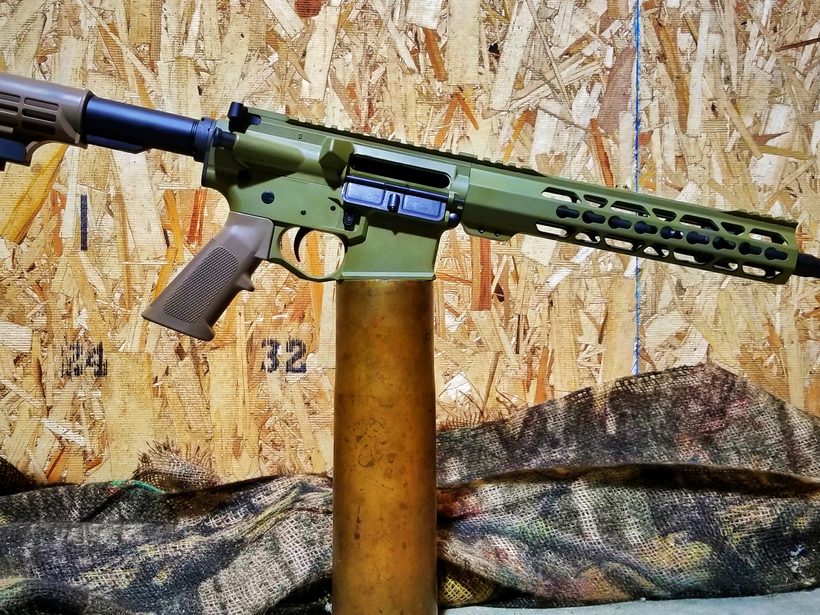 Custom-finished rifle build